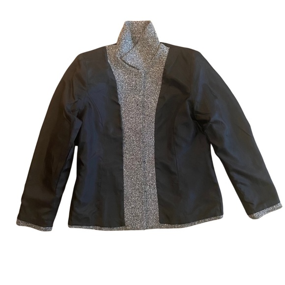 Vintage Black and White Twill Pantsuit (M) - Picture 6 of 12